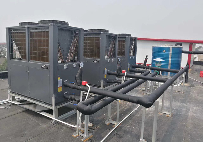 空气源热泵热水机组安装方法